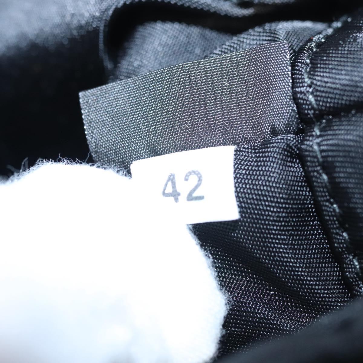 PRADA Chain Shoulder Pouch Nylon Black Auth 101563AV