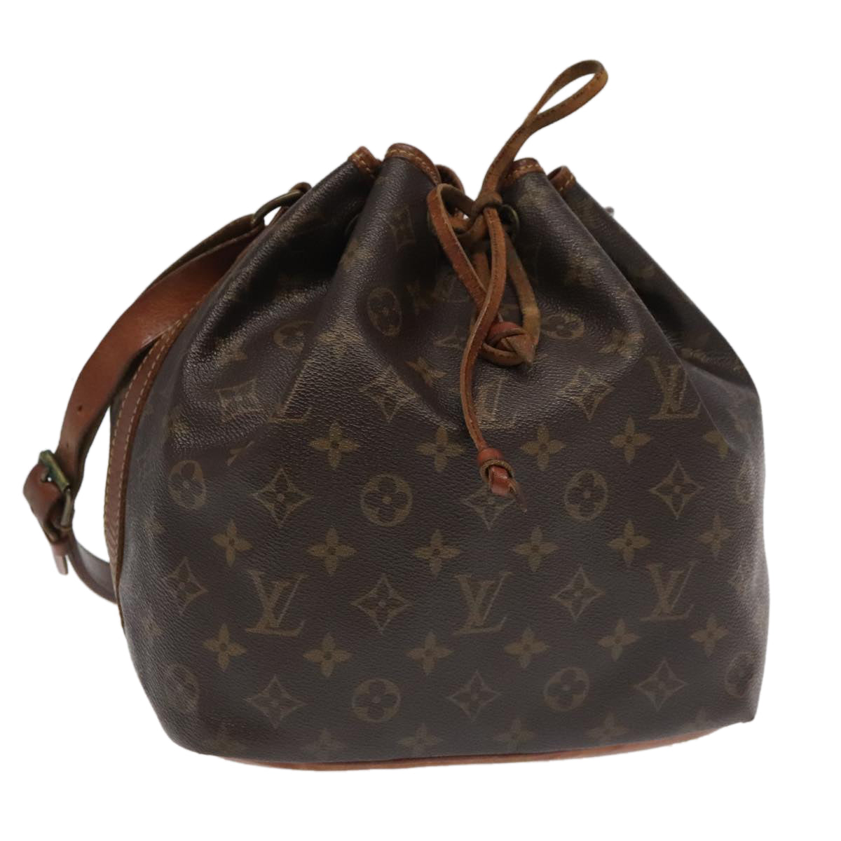 LOUIS VUITTON Monogram Petit Noe Shoulder Bag M42226 LV Auth 101573