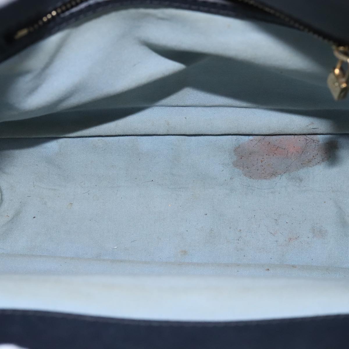 LOUIS VUITTON Monogram Mini Sac Catherine Hand Bag Navy M92325 LV Auth 101642