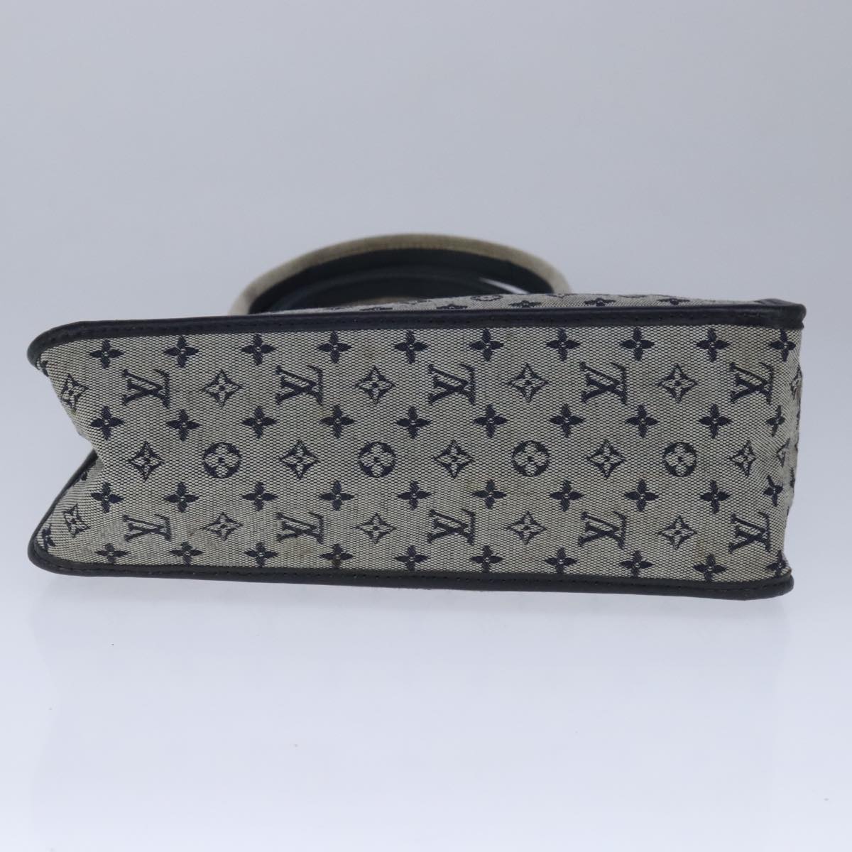 LOUIS VUITTON Monogram Mini Sac Catherine Hand Bag Navy M92325 LV Auth 101642