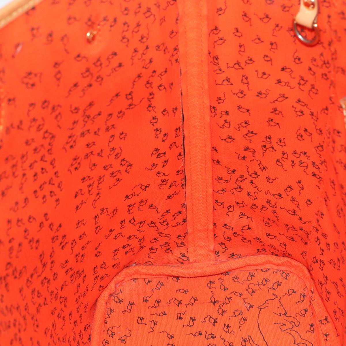LOUIS VUITTON Catgram Neverfull MM Tote Bag M44441 LV Auth 101672SA