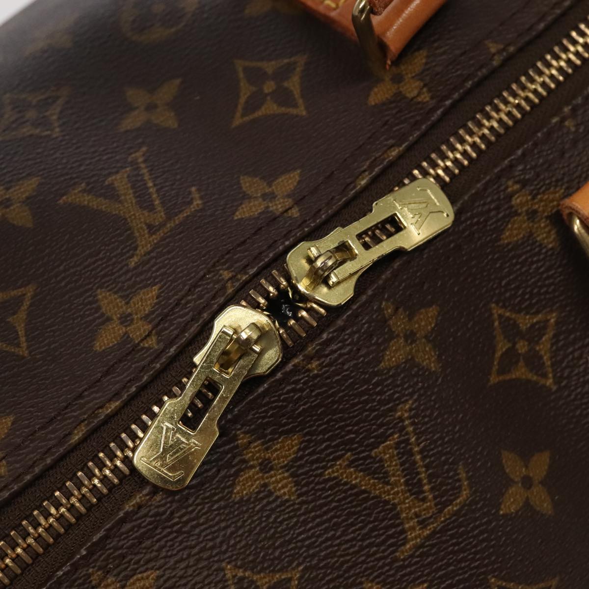 LOUIS VUITTON Monogram Keepall 60 Boston Bag M41422 LV Auth 101678