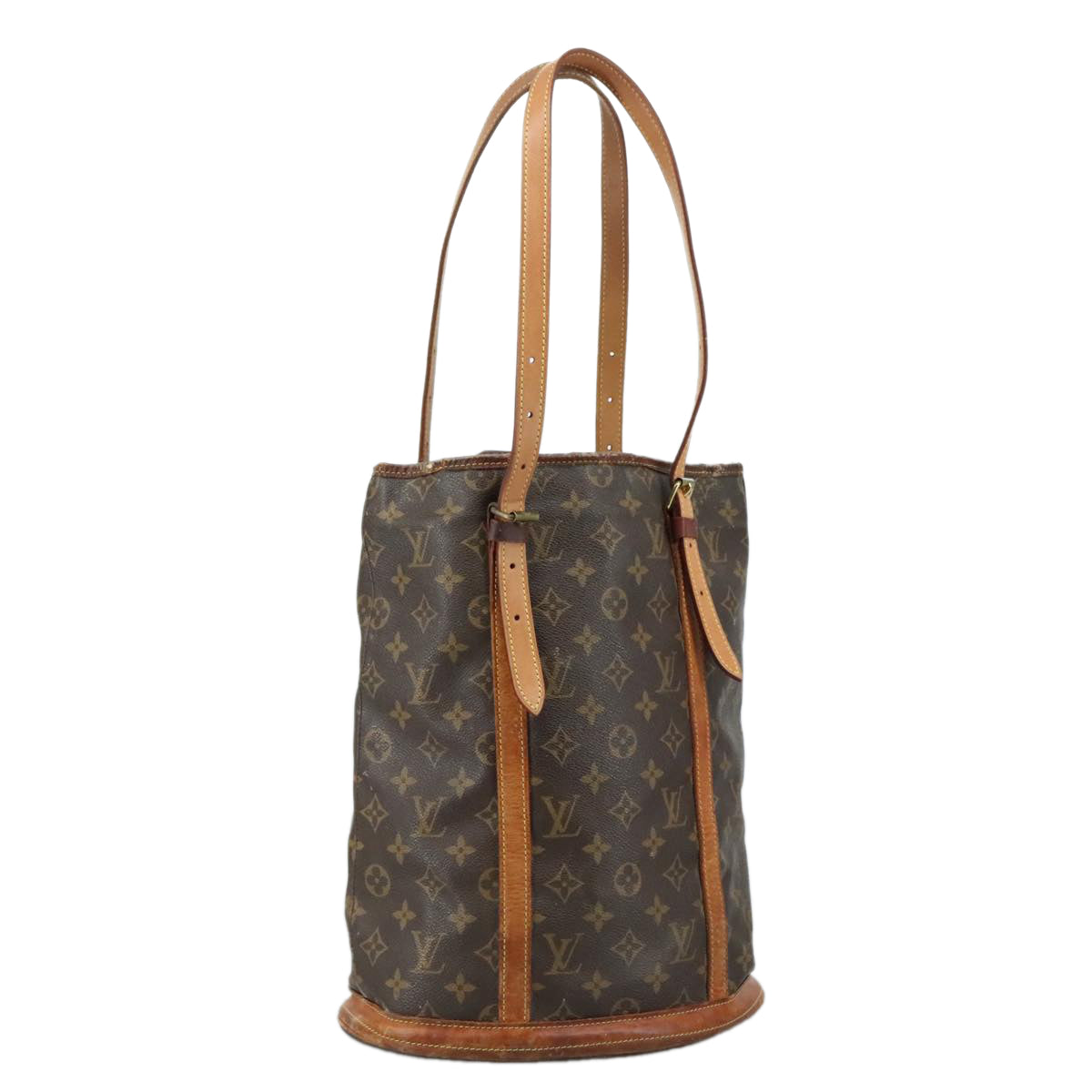 LOUIS VUITTON Monogram Bucket GM Shoulder Bag M42236 LV Auth 101728