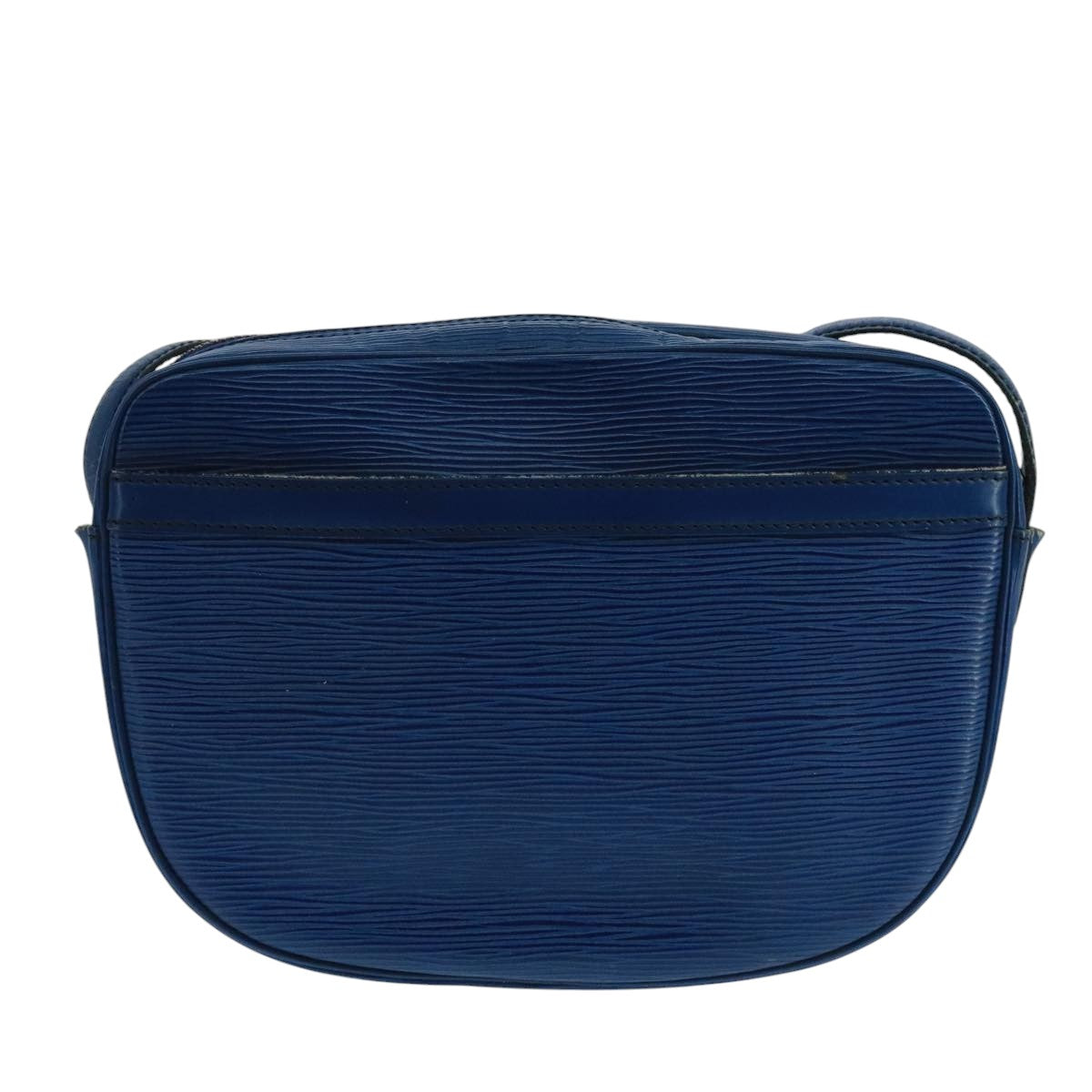 LOUIS VUITTON Epi June Feuille Shoulder Bag Blue M52155 LV Auth 101775