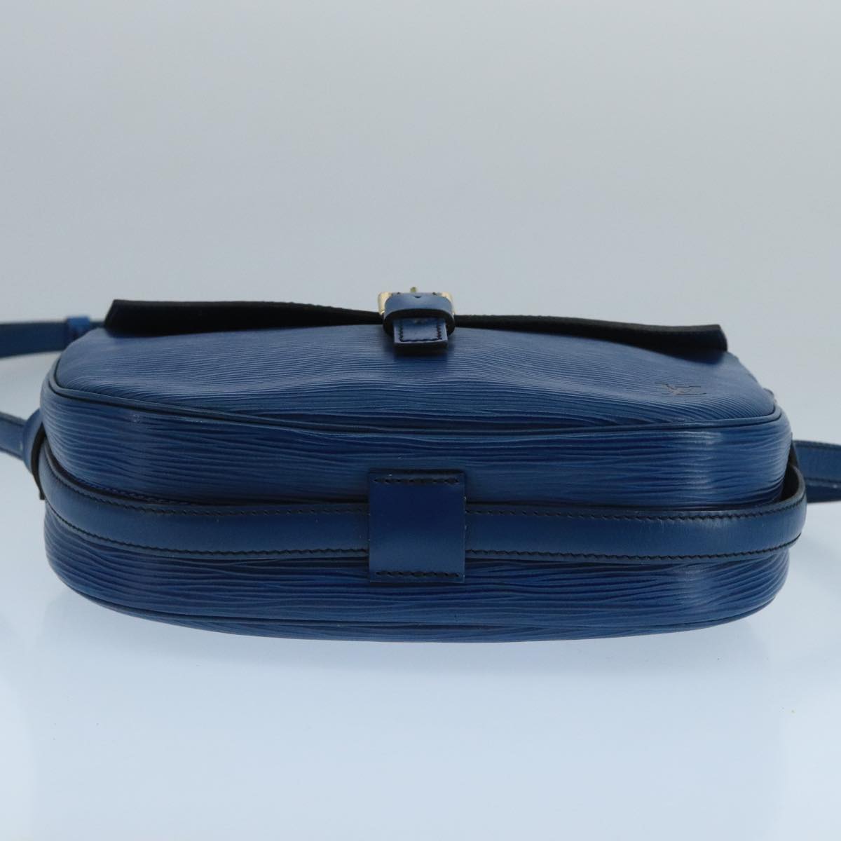 LOUIS VUITTON Epi June Feuille Shoulder Bag Blue M52155 LV Auth 101775