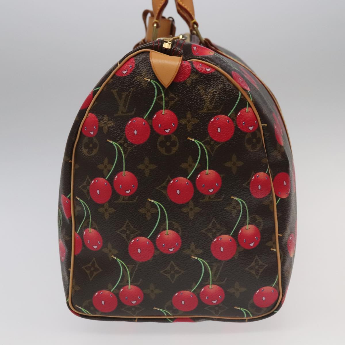 LOUIS VUITTON Monogram Cherry Keepall 45 Boston Bag M95011 LV Auth 101791SM