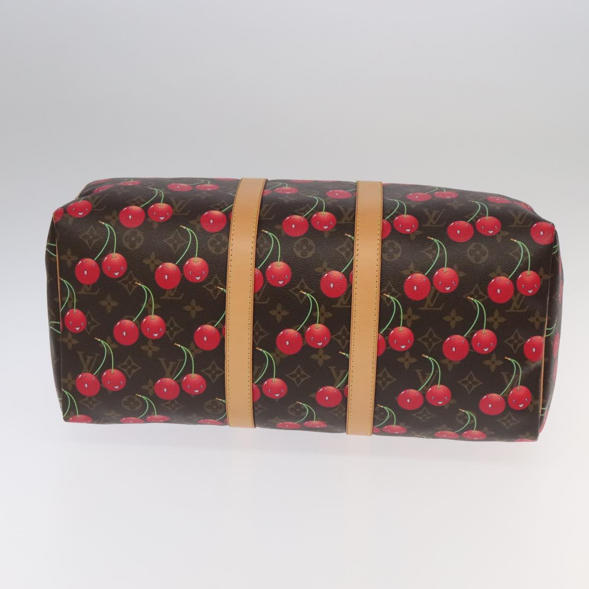 LOUIS VUITTON Monogram Cherry Keepall 45 Boston Bag M95011 LV Auth 101791SM
