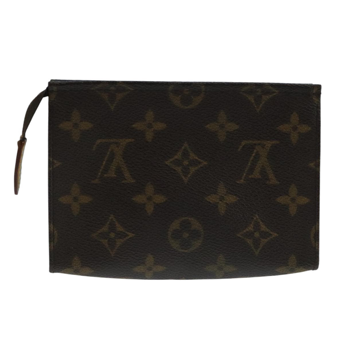 LOUIS VUITTON Monogram Poche Toilette 15 Pouch M47546 LV Auth 101815