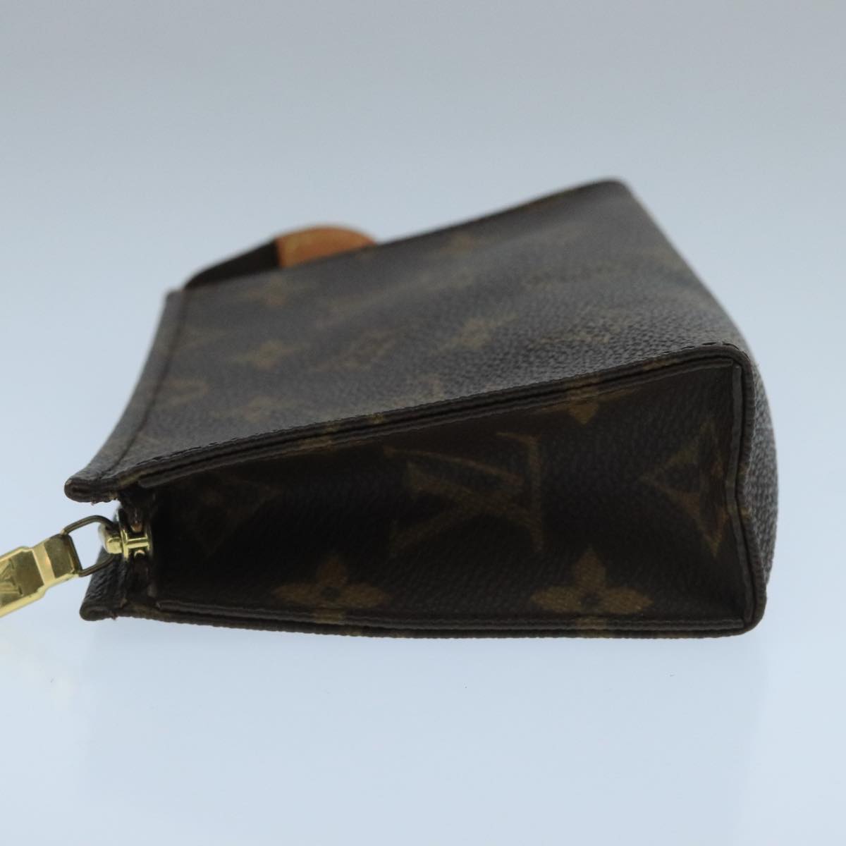 LOUIS VUITTON Monogram Poche Toilette 15 Pouch M47546 LV Auth 101815