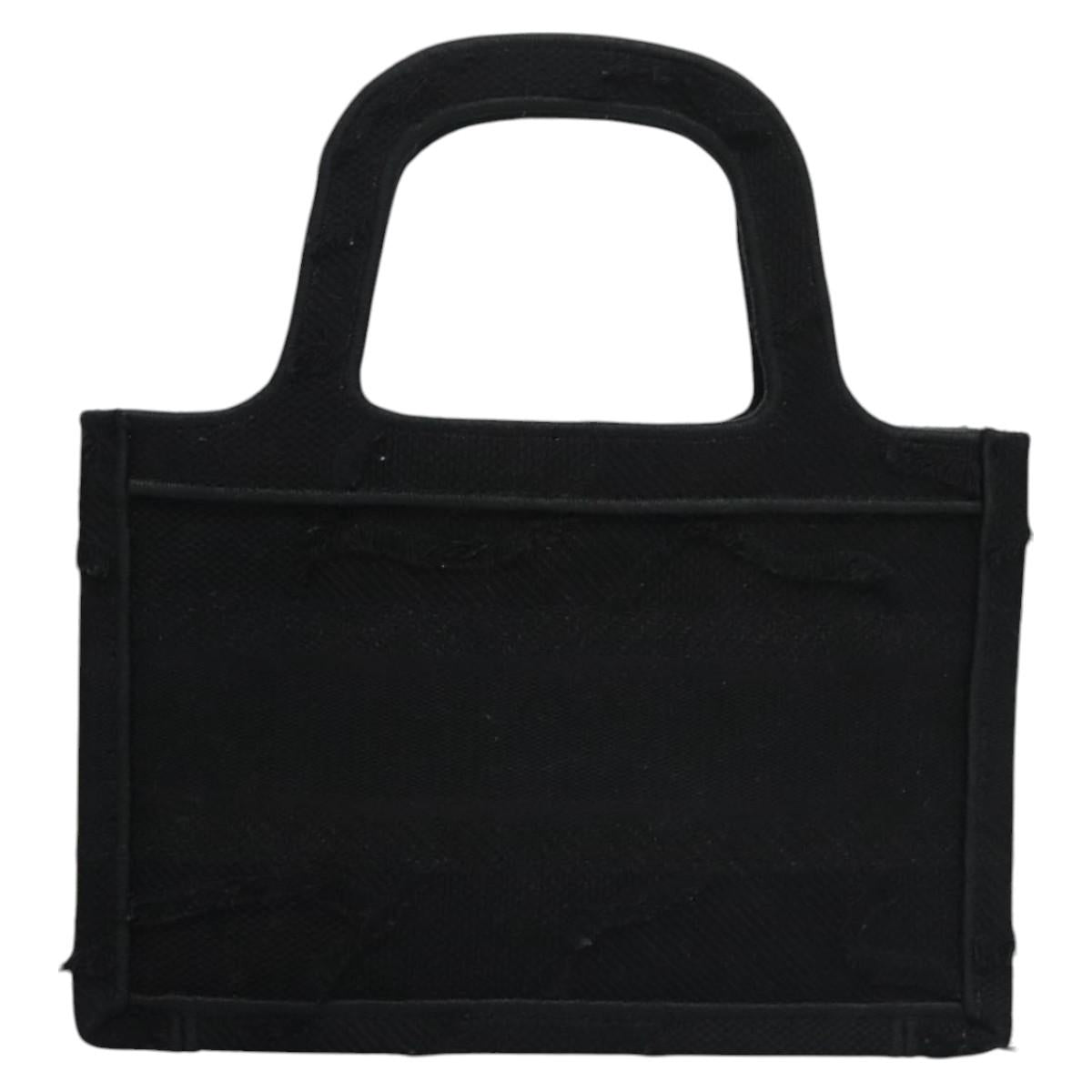Christian Dior Book Tote mini Tote Bag Canvas Black Auth 102047SAV