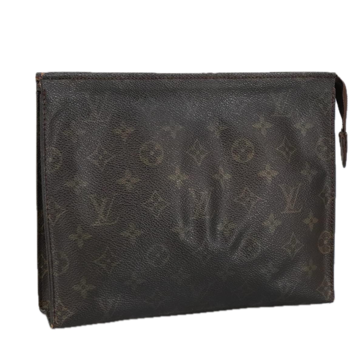 LOUIS VUITTON Monogram Poche Toilette 26 Pouch M47542 LV Auth 102080