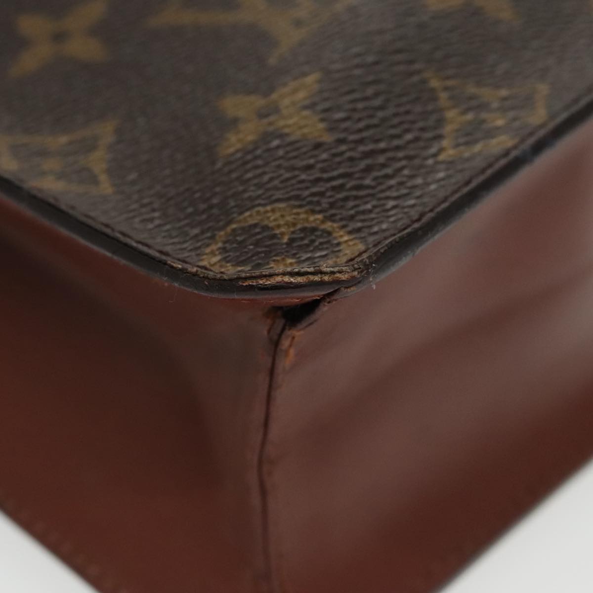 LOUIS VUITTON Monogram Pochette Homme Clutch Bag M51795 LV Auth 102083