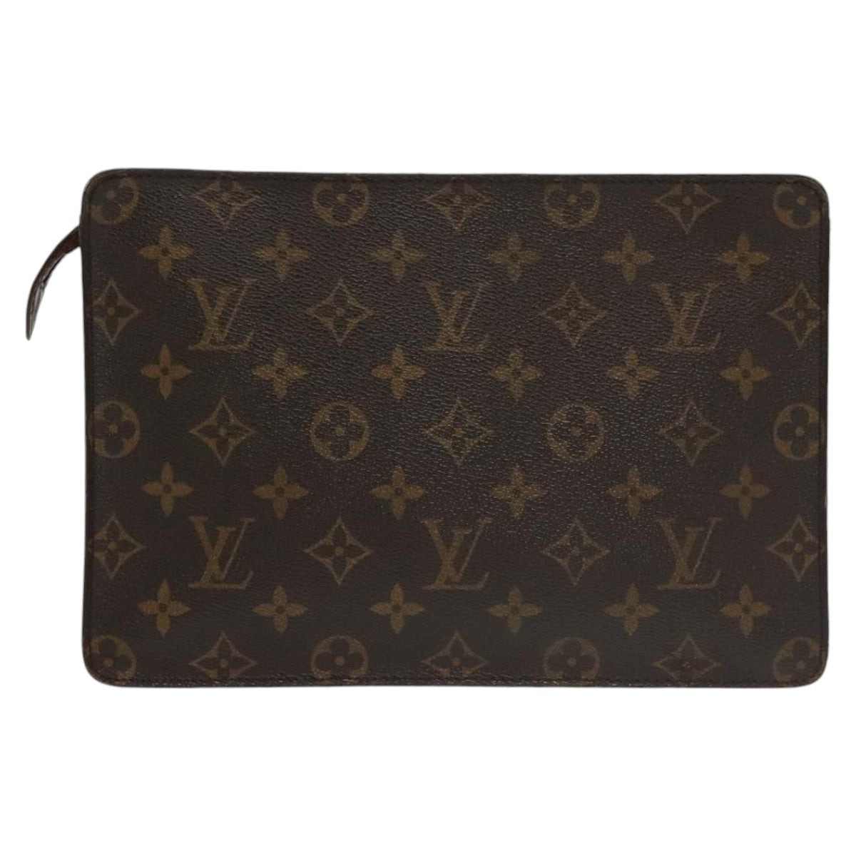 LOUIS VUITTON Monogram Pochette Homme Clutch Bag M51795 LV Auth 102083