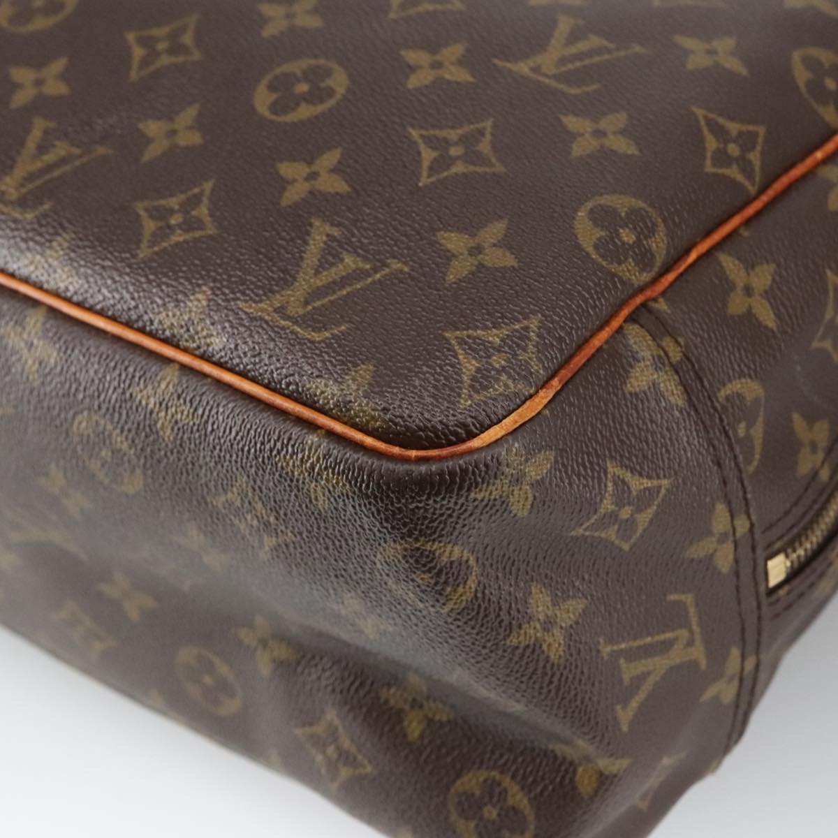 LOUIS VUITTON Monogram Deauville Hand Bag M47270 LV Auth 102091