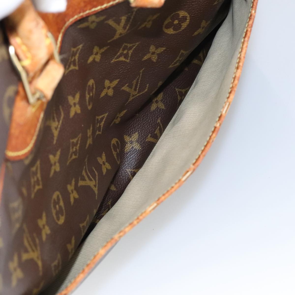 LOUIS VUITTON Monogram Deauville Hand Bag M47270 LV Auth 102091