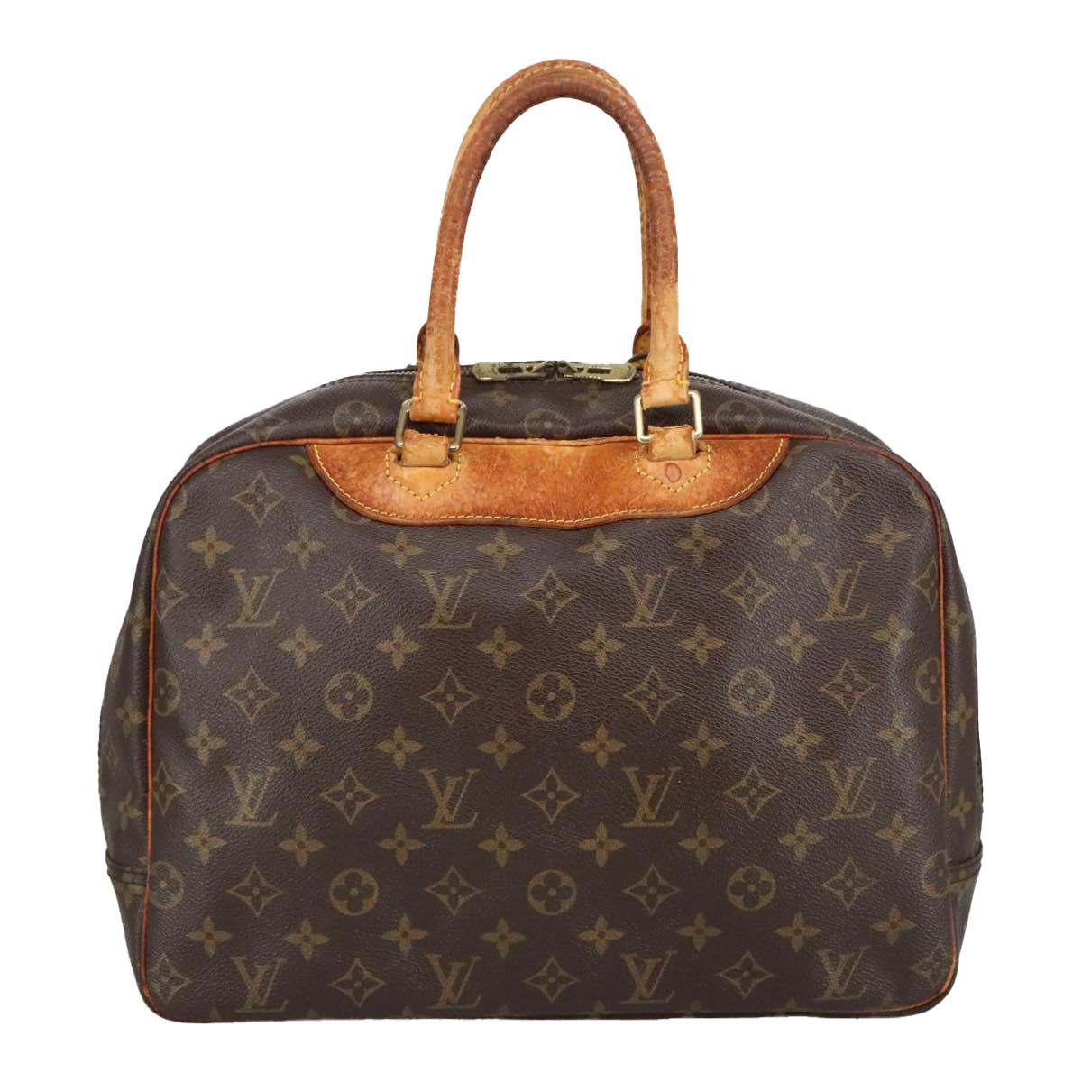 LOUIS VUITTON Monogram Deauville Hand Bag M47270 LV Auth 102091