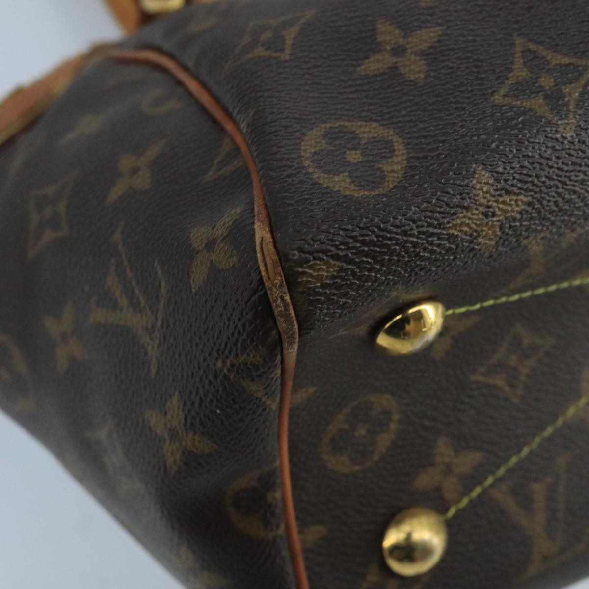 LOUIS VUITTON Monogram Tivoli PM Hand Bag M40143 LV Auth 102140