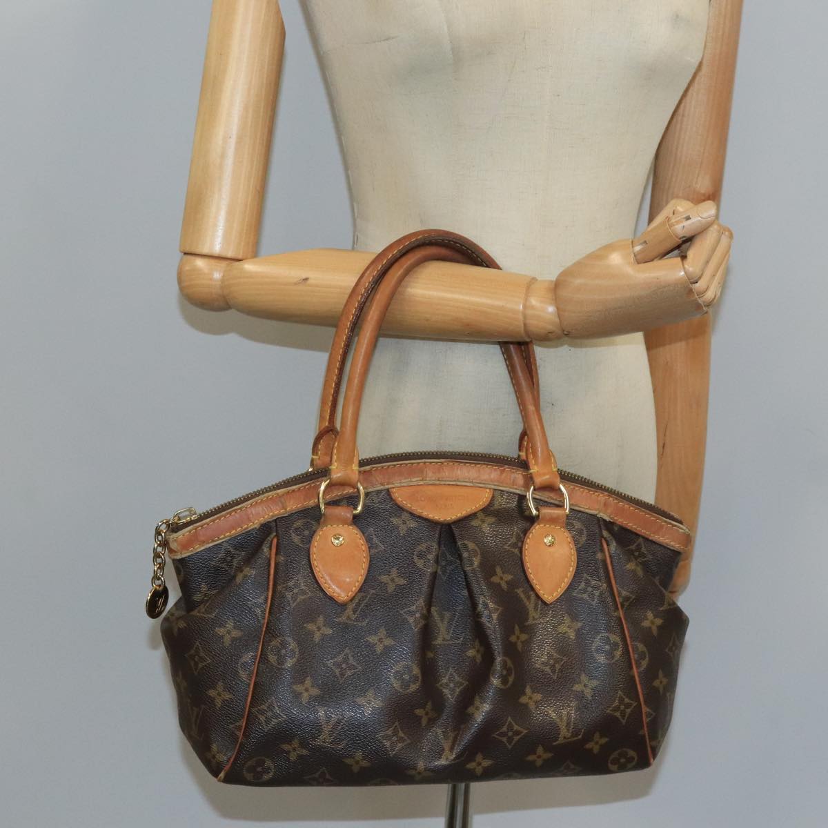 LOUIS VUITTON Monogram Tivoli PM Hand Bag M40143 LV Auth 102140