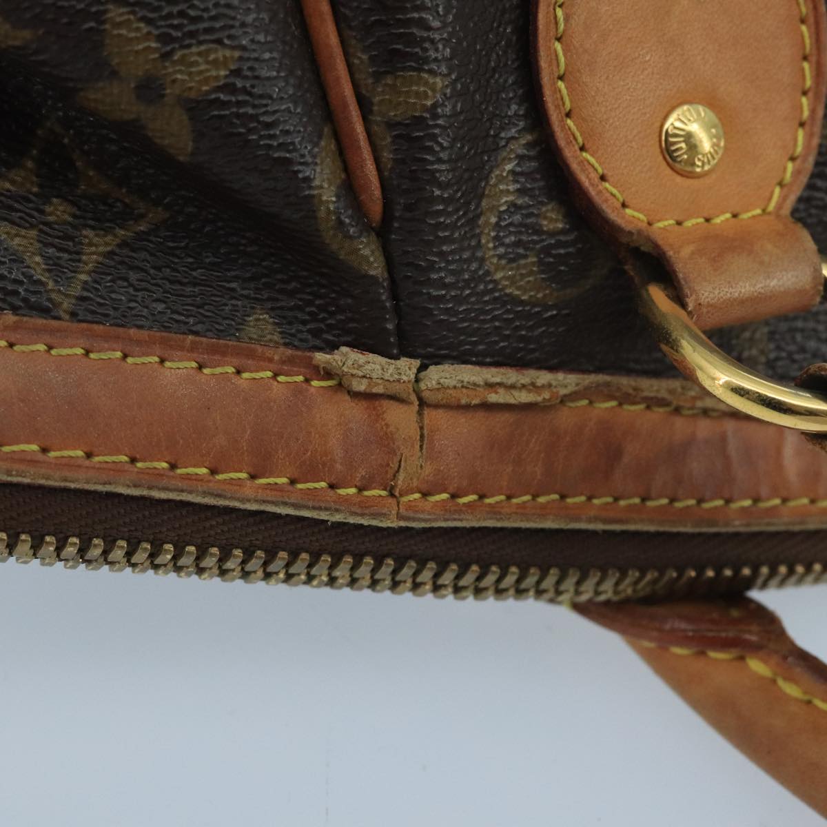 LOUIS VUITTON Monogram Tivoli PM Hand Bag M40143 LV Auth 102140