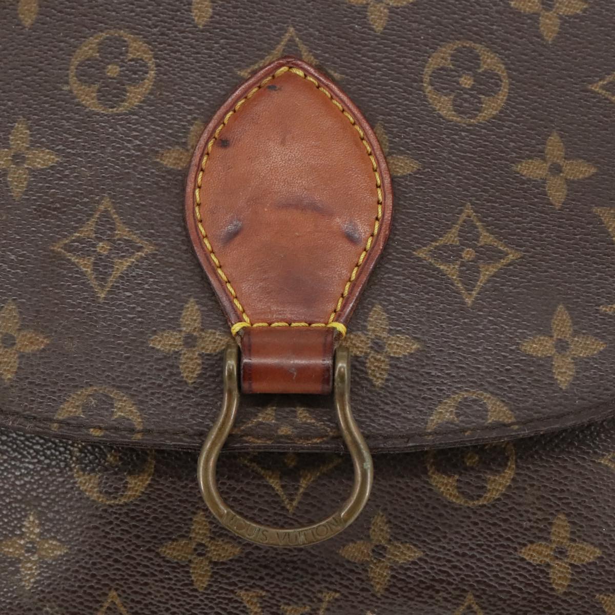 LOUIS VUITTON Monogram Saint Cloud GM Shoulder Bag M51242 LV Auth 102147