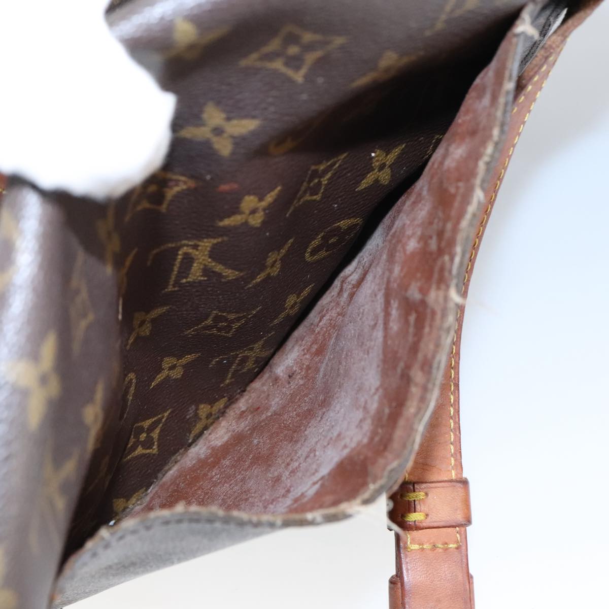 LOUIS VUITTON Monogram Saint Cloud GM Shoulder Bag M51242 LV Auth 102147