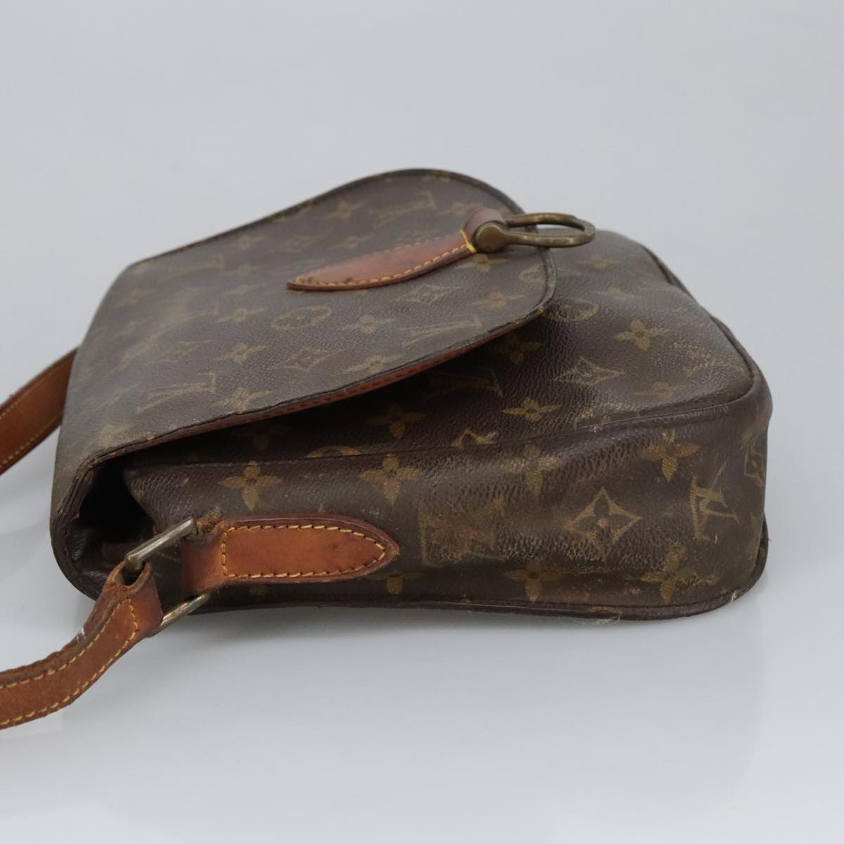 LOUIS VUITTON Monogram Saint Cloud GM Shoulder Bag M51242 LV Auth 102147