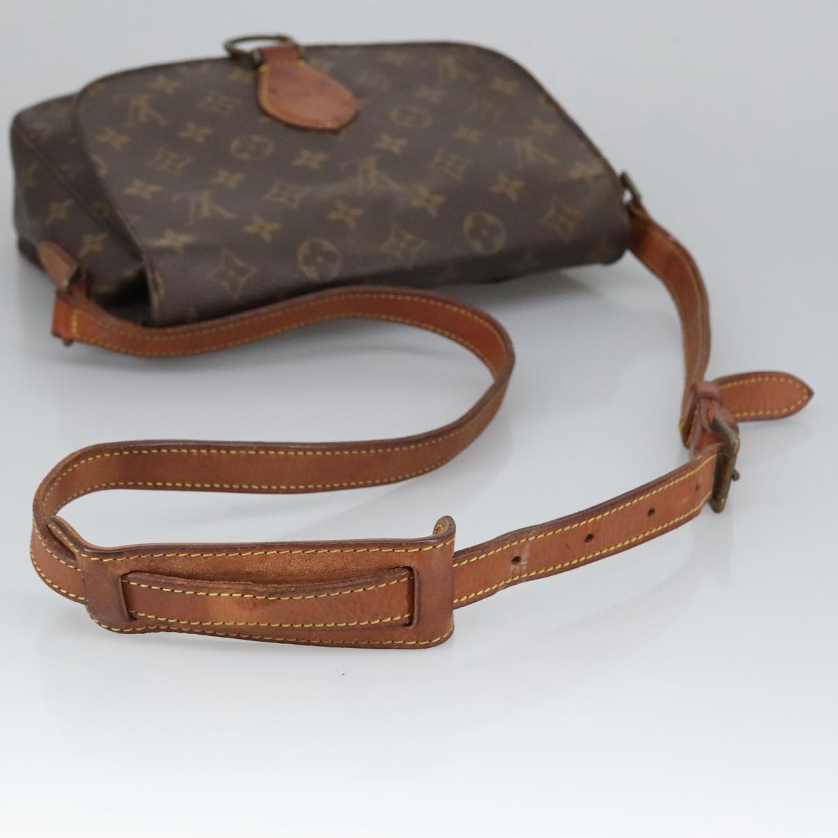 LOUIS VUITTON Monogram Saint Cloud GM Shoulder Bag M51242 LV Auth 102147