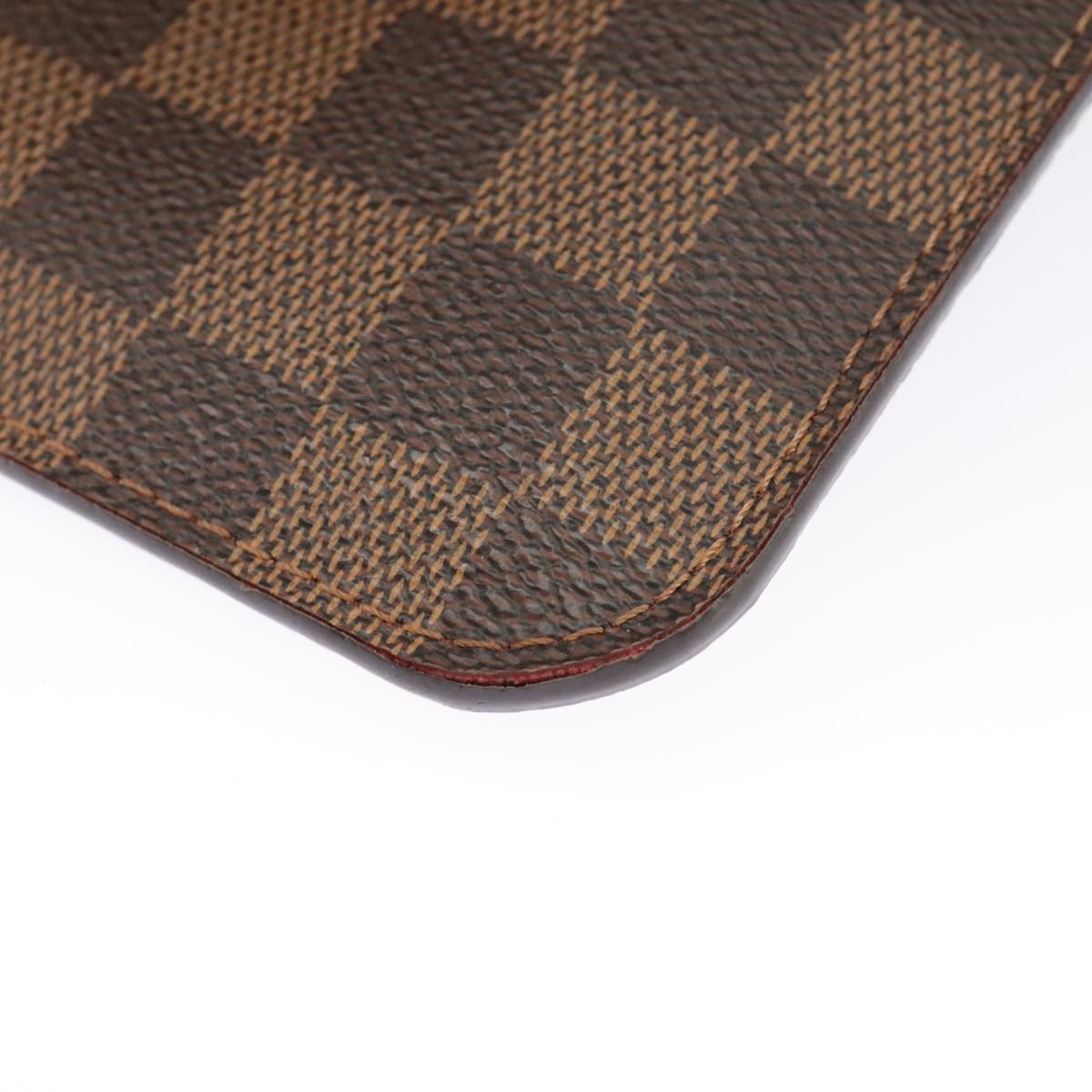 LOUIS VUITTON Damier Ebene Neverfull MM Pouch Accessory Pouch LV Auth 102148