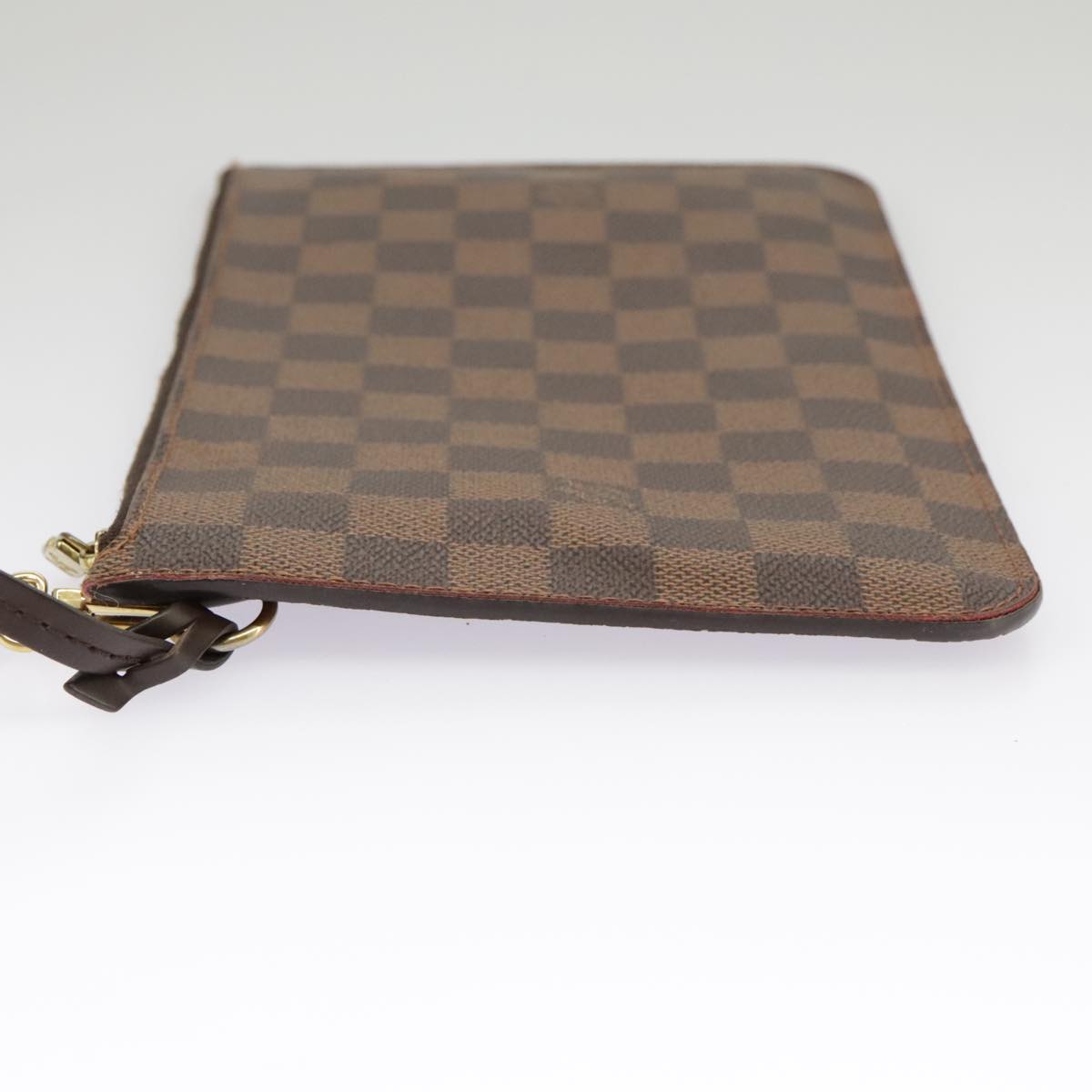 LOUIS VUITTON Damier Ebene Neverfull MM Pouch Accessory Pouch LV Auth 102148