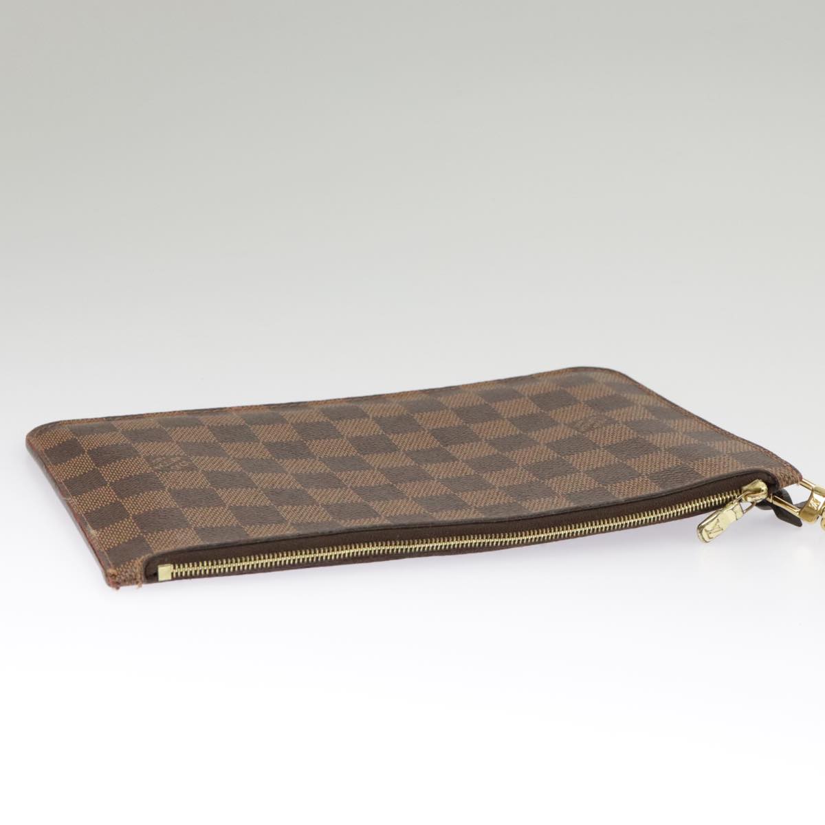 LOUIS VUITTON Damier Ebene Neverfull MM Pouch Accessory Pouch LV Auth 102148