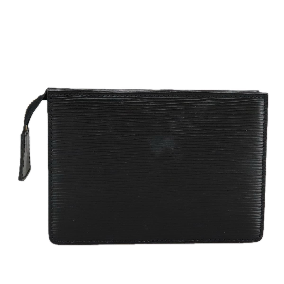 LOUIS VUITTON Epi Trousse Poche Toilette 15 Pouch Black LV Auth 102149