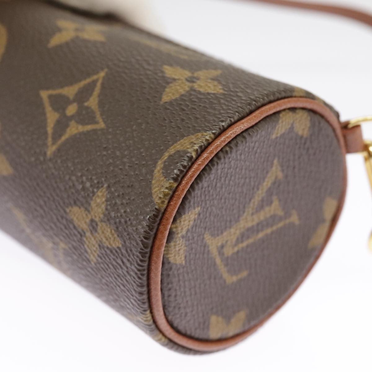 LOUIS VUITTON Monogram Papillon Pouch LV Auth 102168