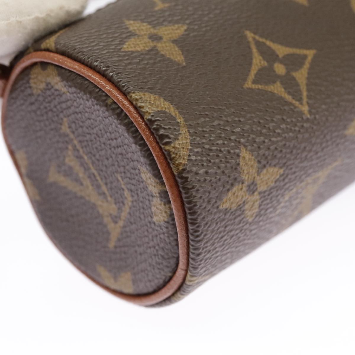 LOUIS VUITTON Monogram Papillon Pouch LV Auth 102168