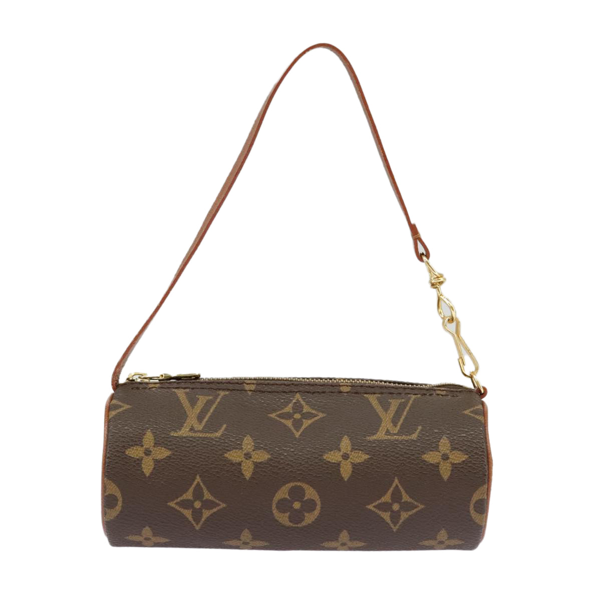 LOUIS VUITTON Monogram Papillon Pouch LV Auth 102168