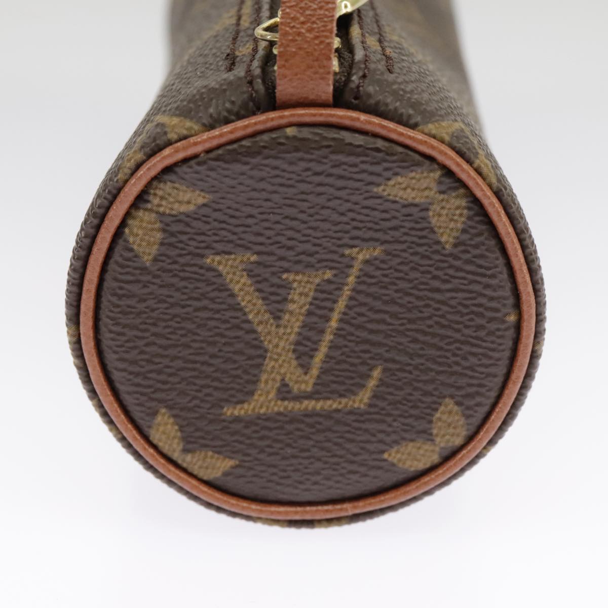 LOUIS VUITTON Monogram Papillon Pouch LV Auth 102168