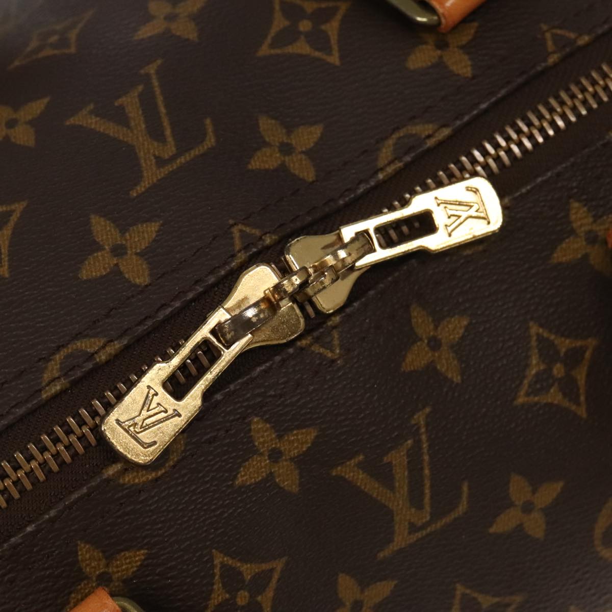 LOUIS VUITTON Monogram Keepall 60 Boston Bag M41422 LV Auth 102176