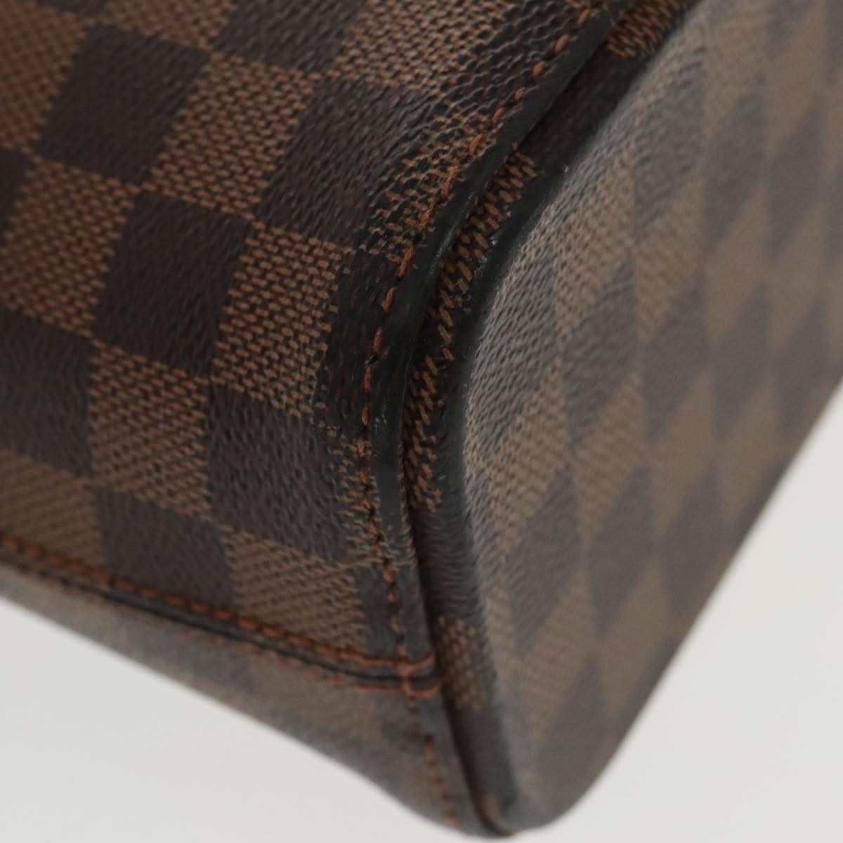 LOUIS VUITTON Damier Ebene Luco Tote Bag N51156 LV Auth 102187