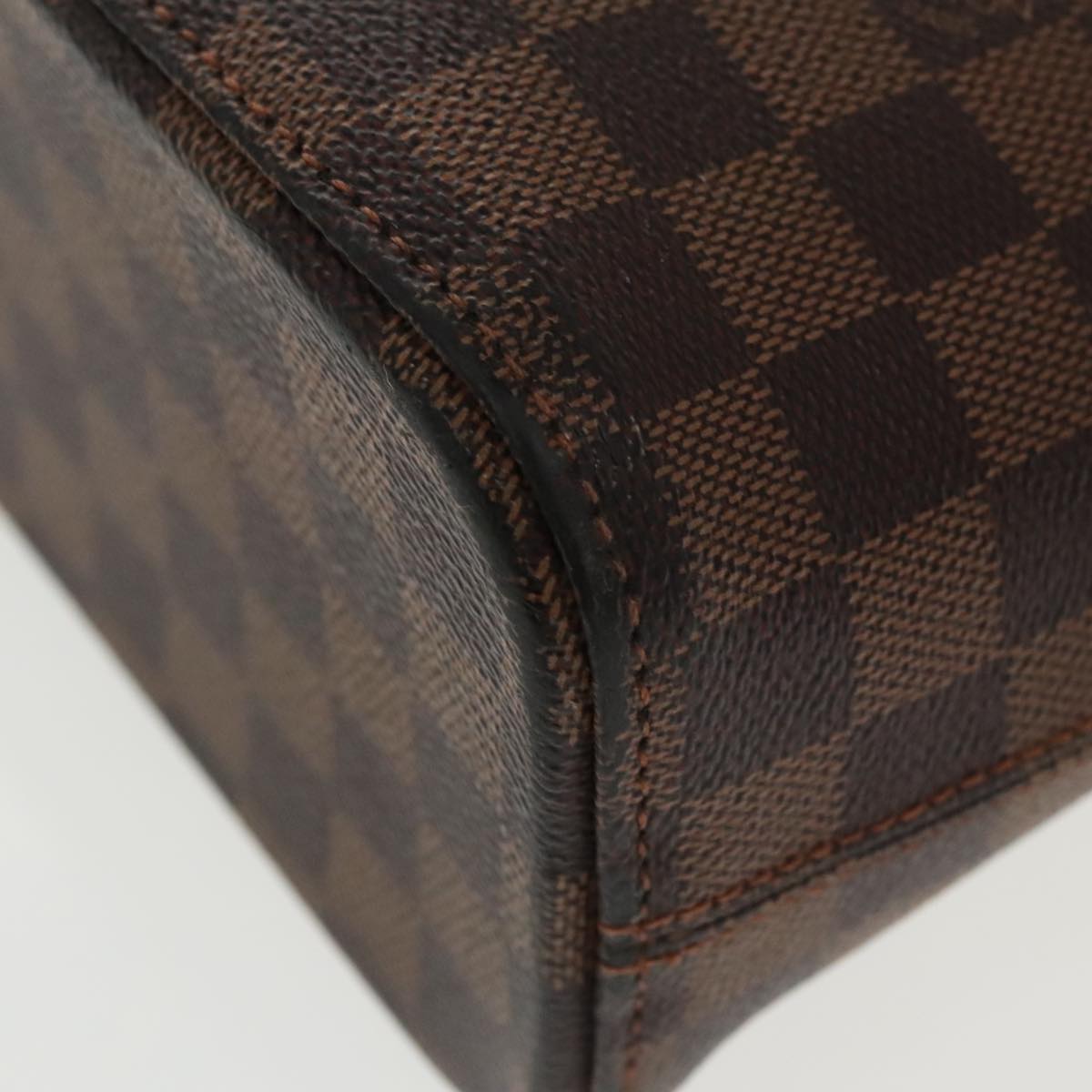 LOUIS VUITTON Damier Ebene Luco Tote Bag N51156 LV Auth 102187