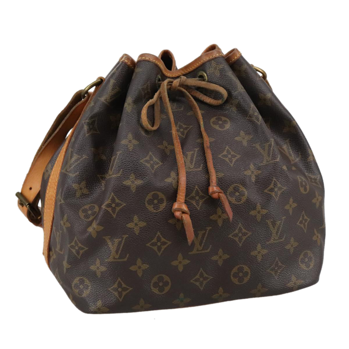 LOUIS VUITTON Monogram Petit Noe Shoulder Bag M42226 LV Auth 102212