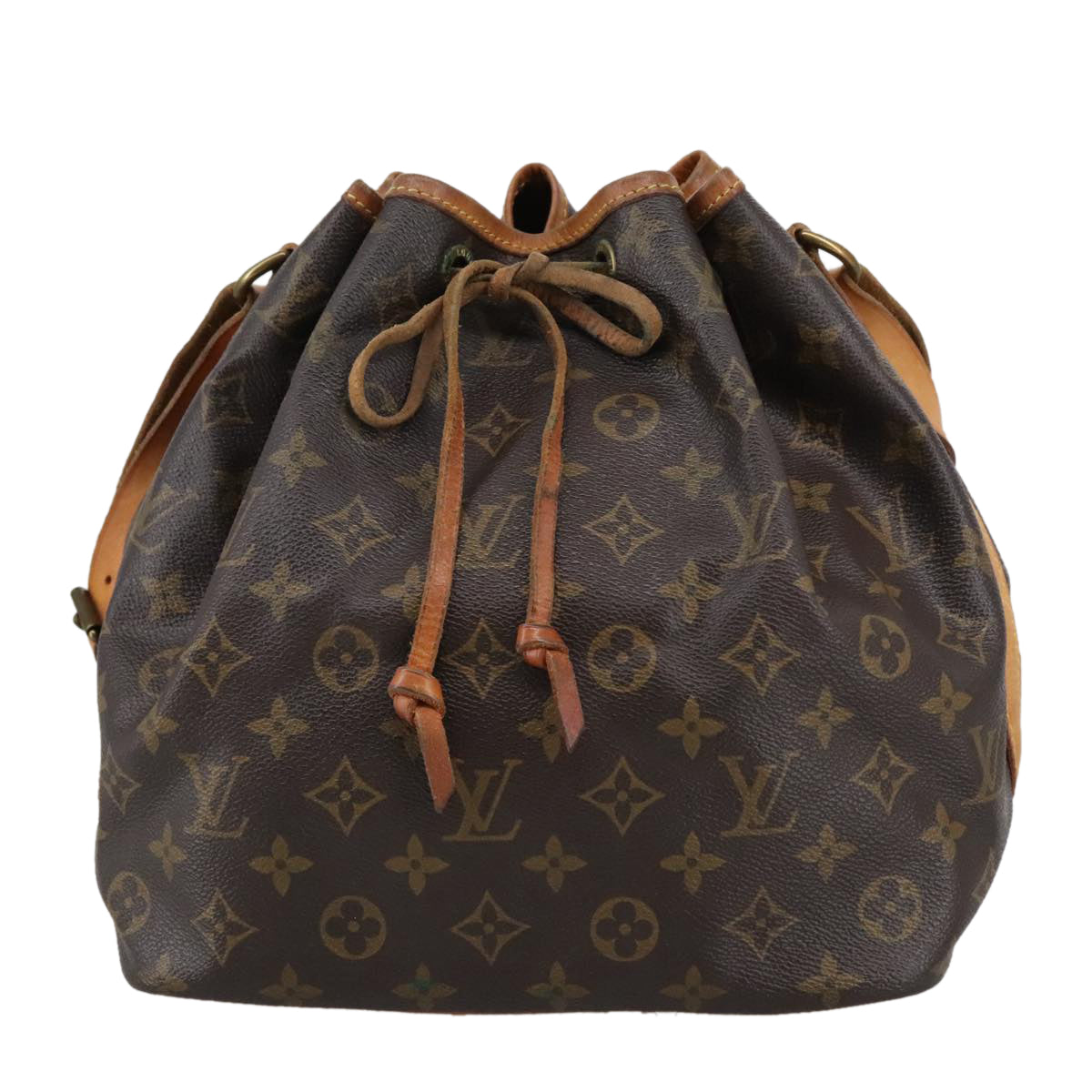 LOUIS VUITTON Monogram Petit Noe Shoulder Bag M42226 LV Auth 102212