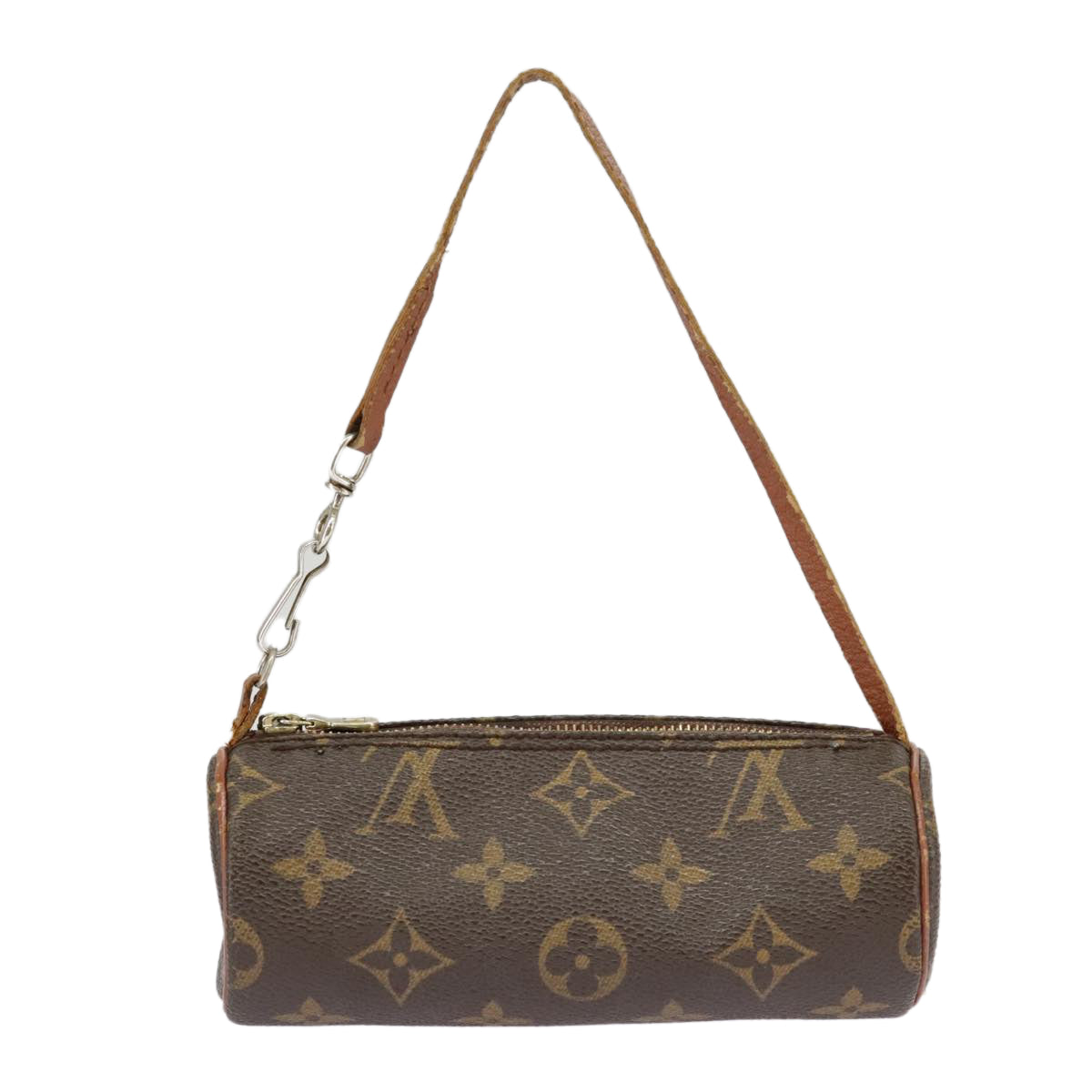 LOUIS VUITTON Monogram Papillon Pouch LV Auth 102218