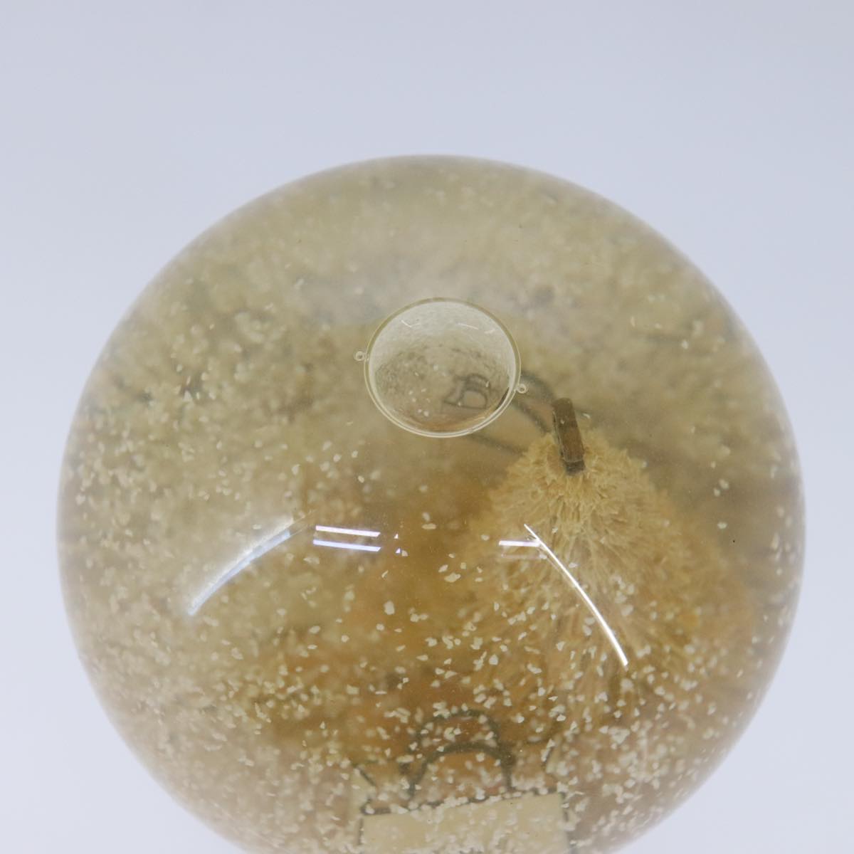 CHANEL Christmas Tree Shopper Snow Globe VIP Only Clear Yellow CC Auth 102238