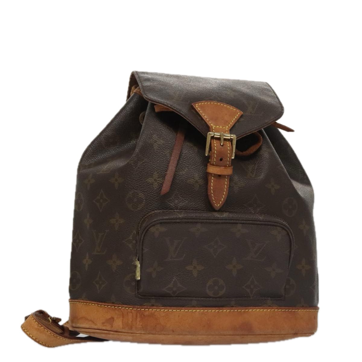 LOUIS VUITTON Monogram Montsouris MM Backpack M51136 LV Auth 102252