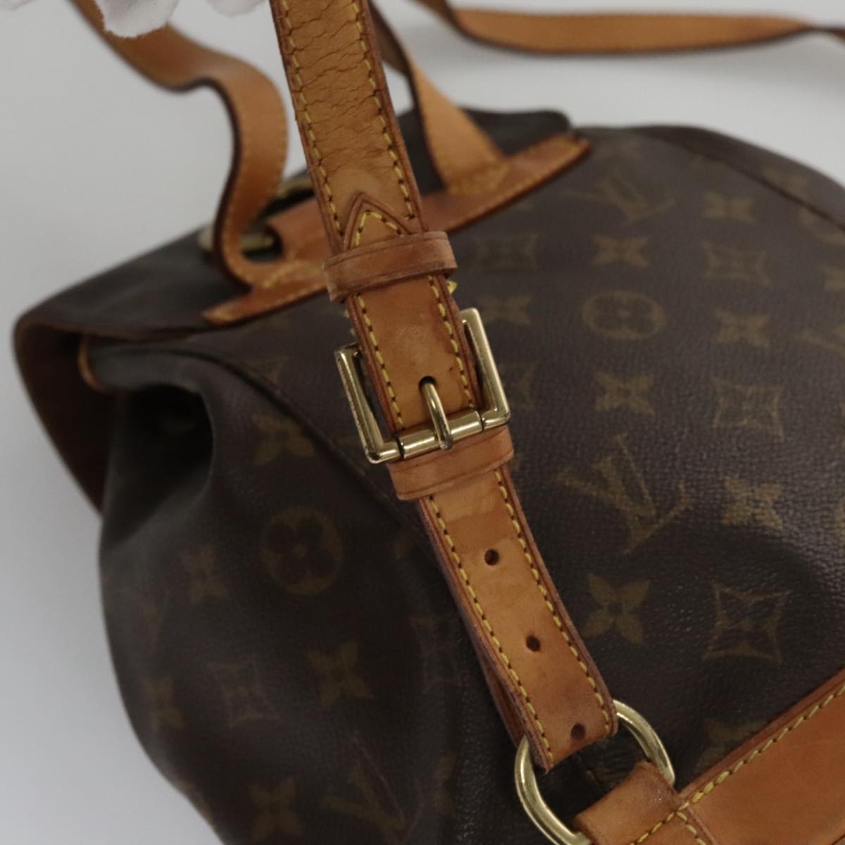 LOUIS VUITTON Monogram Montsouris MM Backpack M51136 LV Auth 102252