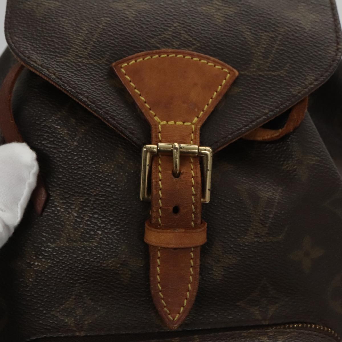 LOUIS VUITTON Monogram Montsouris MM Backpack M51136 LV Auth 102252