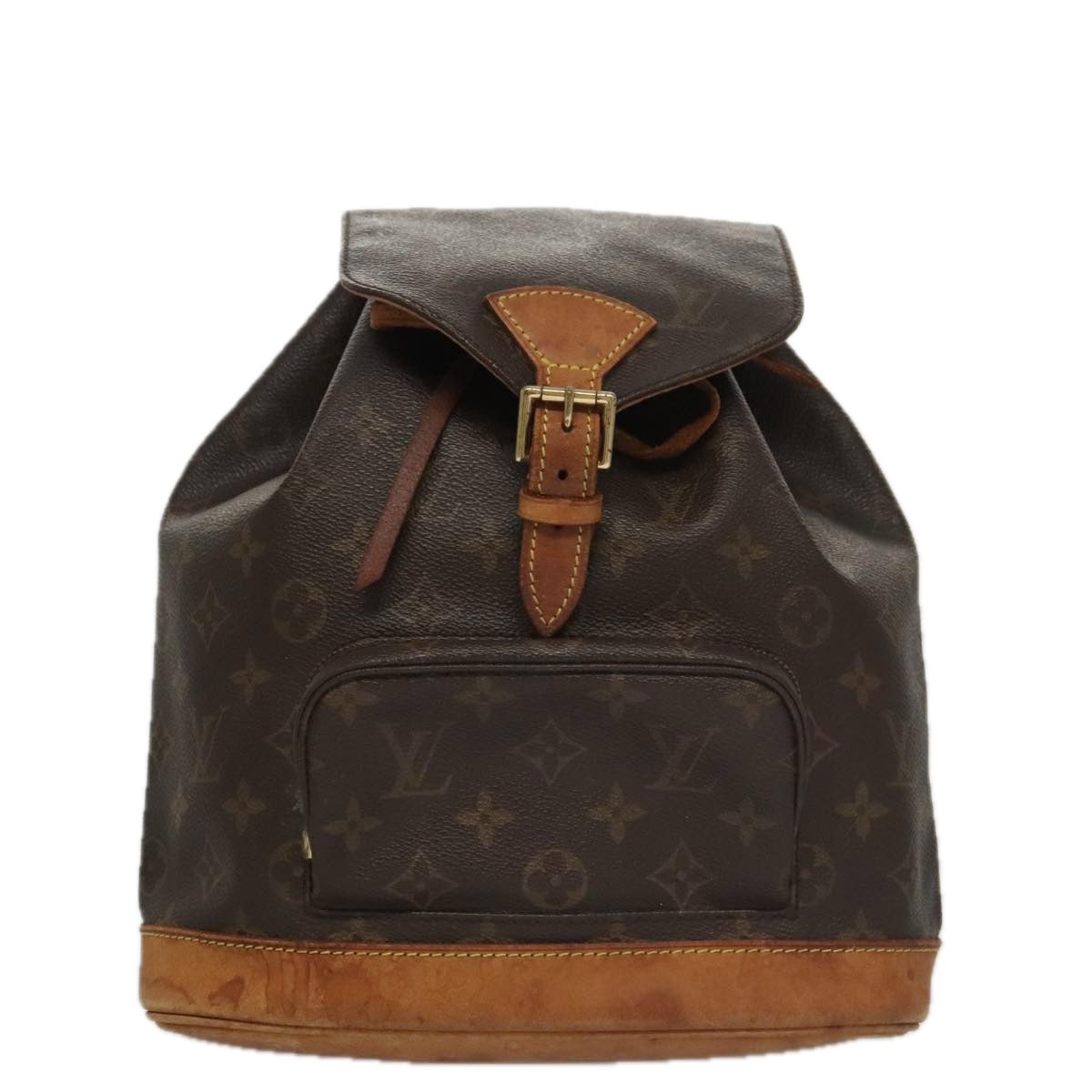 LOUIS VUITTON Monogram Montsouris MM Backpack M51136 LV Auth 102252