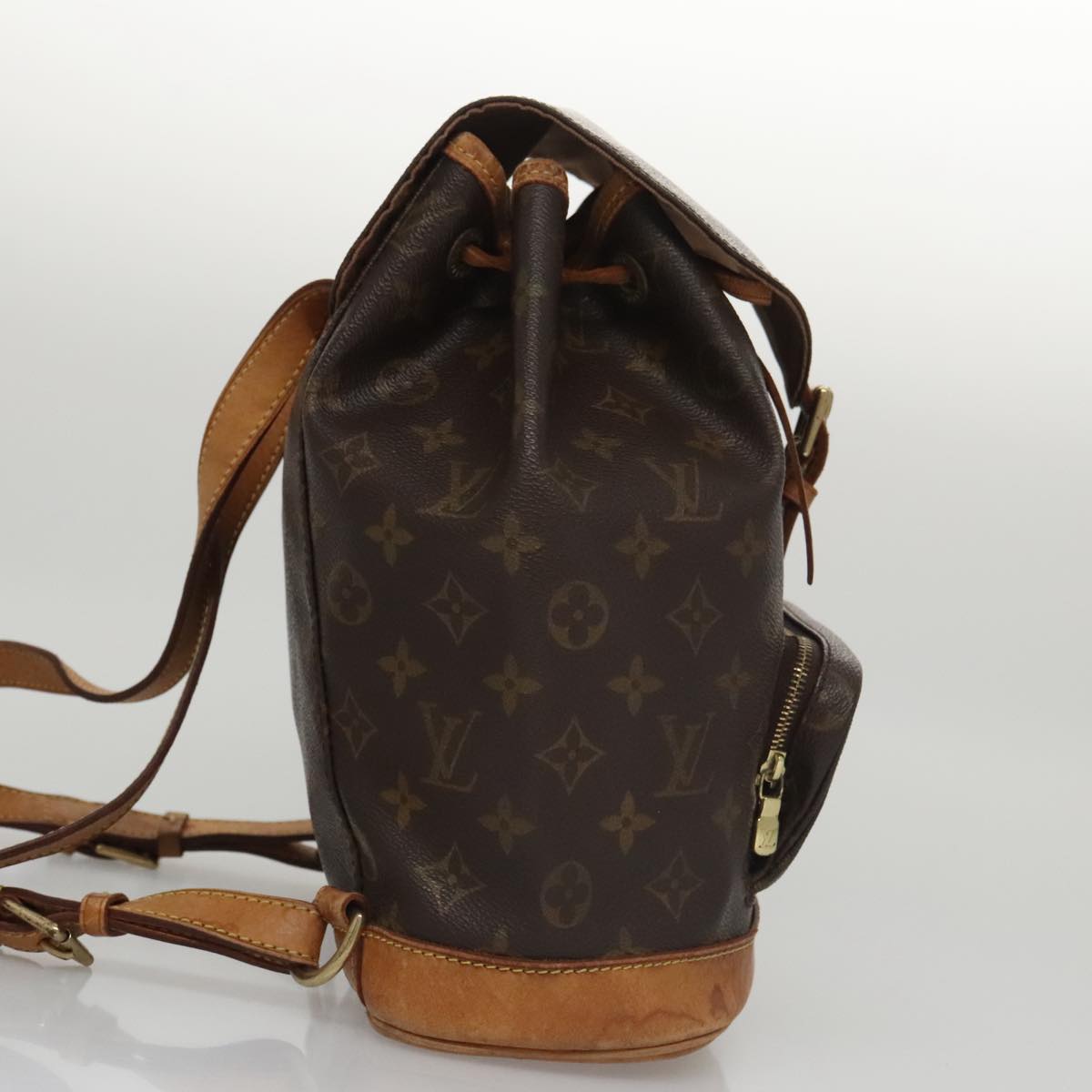 LOUIS VUITTON Monogram Montsouris MM Backpack M51136 LV Auth 102252