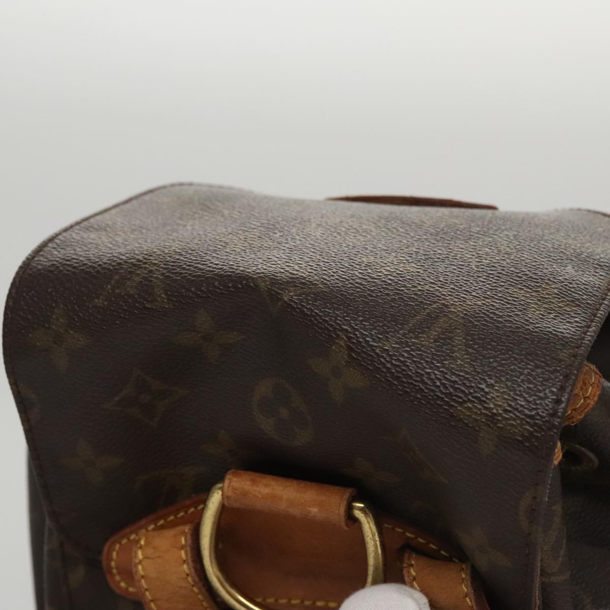 LOUIS VUITTON Monogram Montsouris MM Backpack M51136 LV Auth 102252