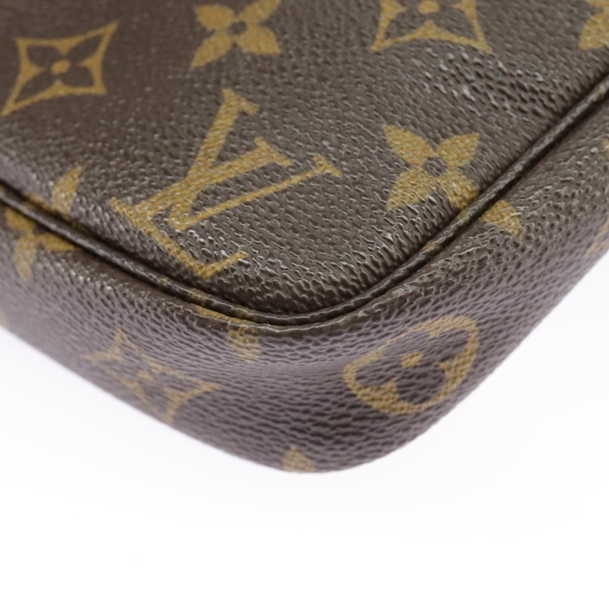 LOUIS VUITTON Monogram Pochette Accessoires Pouch M51980 LV Auth 102263