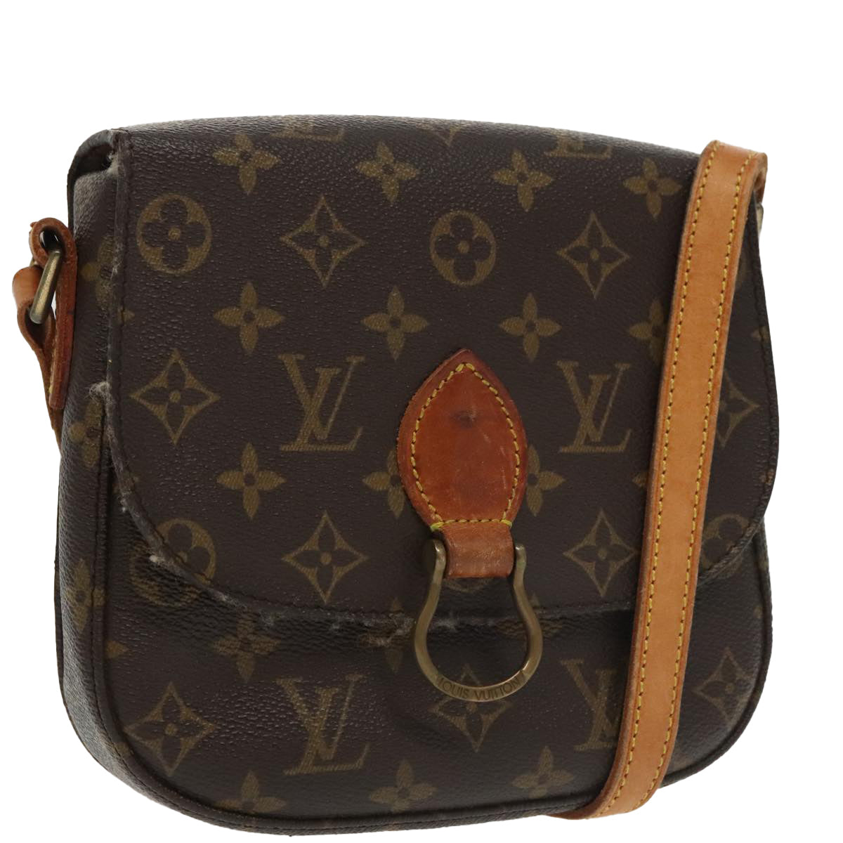 LOUIS VUITTON Monogram Saint Cloud MM Shoulder Bag M51243 LV Auth 102336